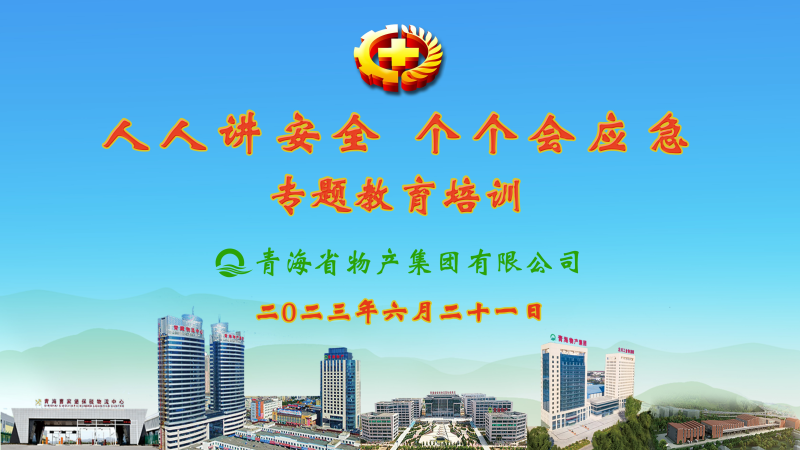 提高安全管理水平 落實全員安全責任——集團安委會舉辦2023年“人人講安全，個個會應(yīng)急”專題教育培訓