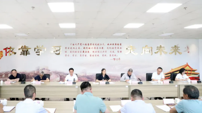 集團黨委書記為黨員領(lǐng)導(dǎo)干部講授學習教育專題黨課