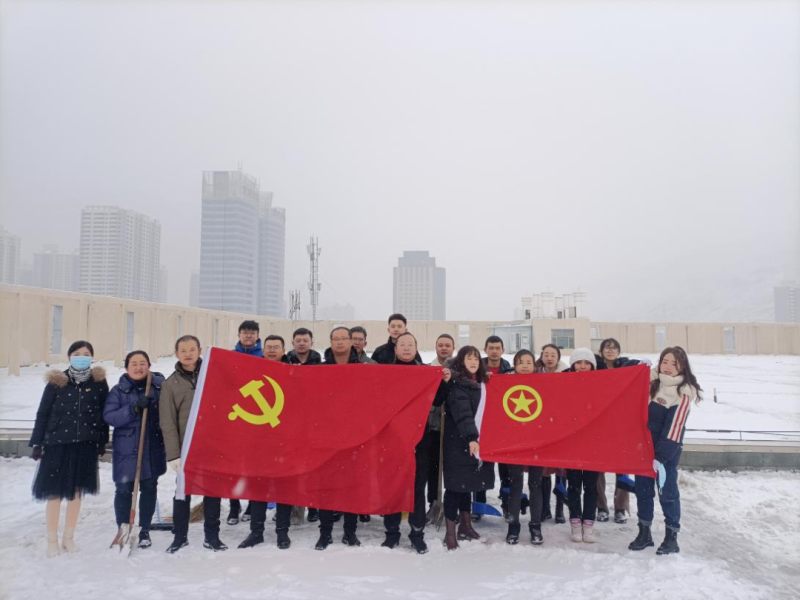 黨團(tuán)齊發(fā)力 除雪在一線(xiàn)——現(xiàn)代物流公司黨支部開(kāi)展除雪保安全活動(dòng)