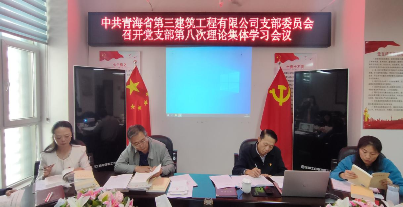 三建公司黨支部召開第八次理論集體學(xué)習(xí)會 ----集團黨委委員、紀委書記講主題教育專題黨課